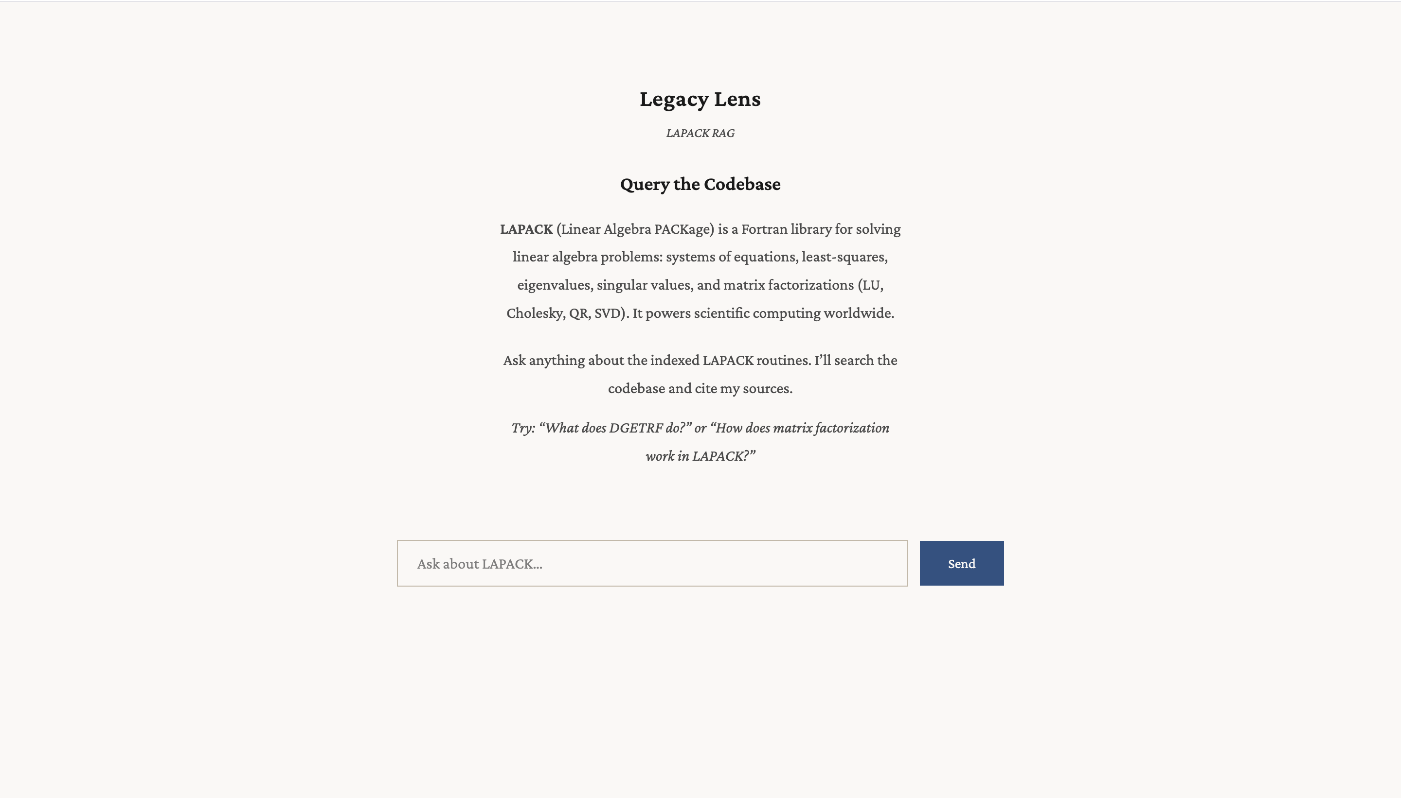 LegacyLens by Jack Jiang