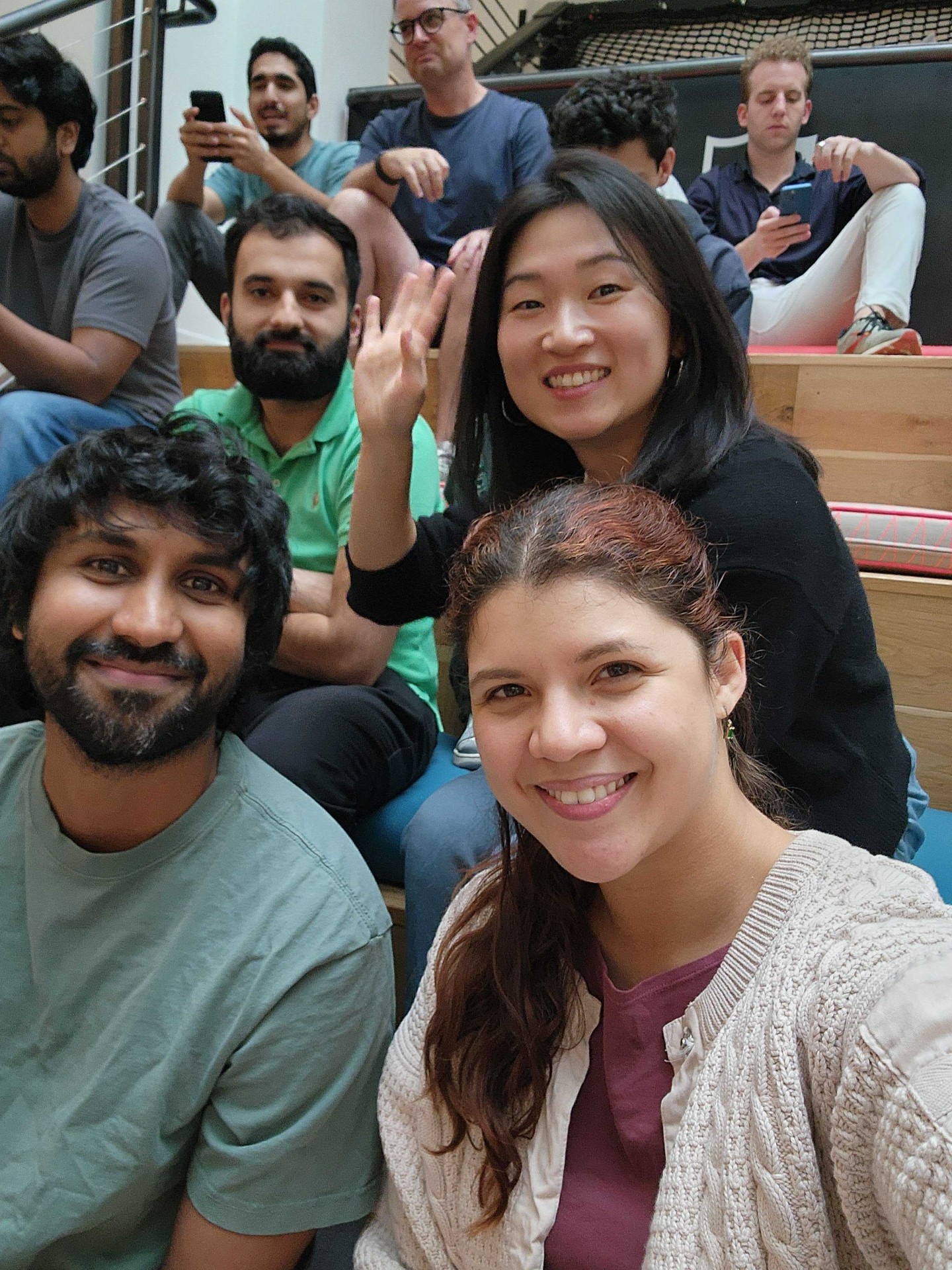 Nataly with fellow Gauntlet cohort members